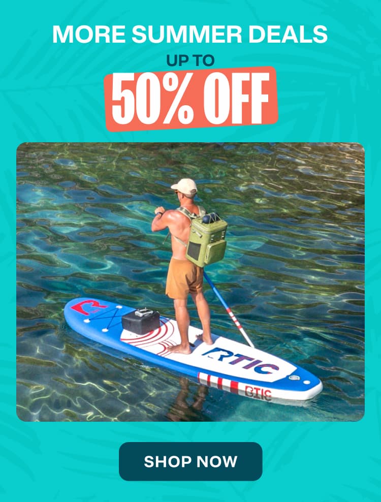 More summer deals up to 50% off - shop now