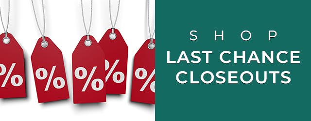 Shop Last Chance Closeouts