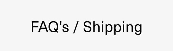 faq and shipping