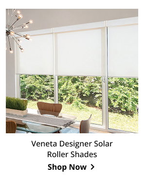 Veneta Designer Solar Roller Shades | Shop Now >