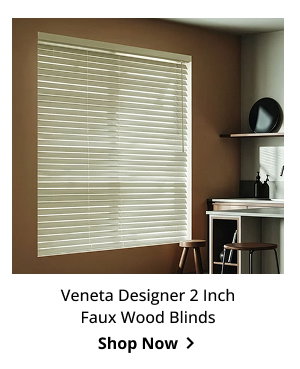 Veneta Designer 2 Inch Faux Wood Blinds | Shop Now >