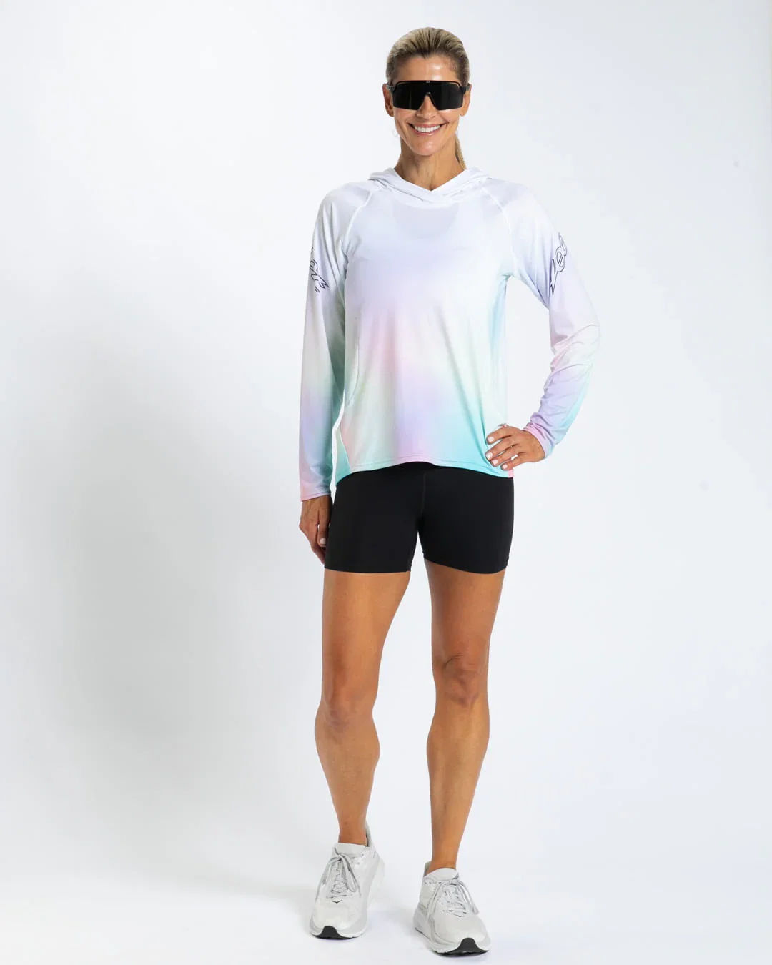 Image of Women's Ltd Run Sun Stop Hoodie - Sunset