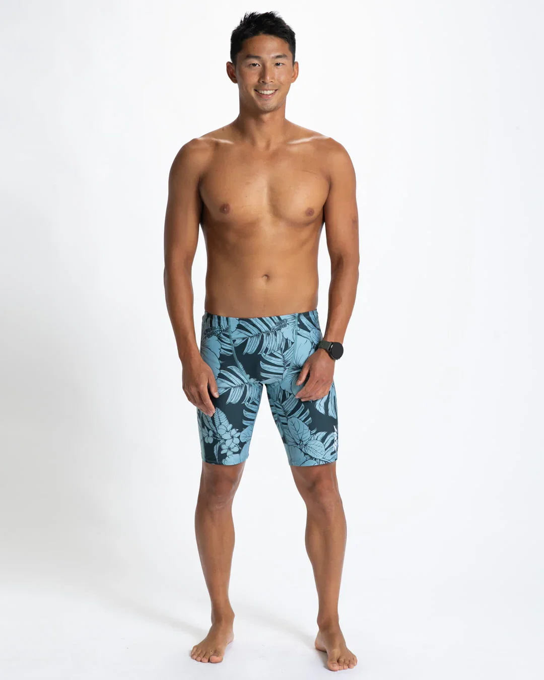 Image of Men's Ltd Swim Jammer - Blue Hawaii