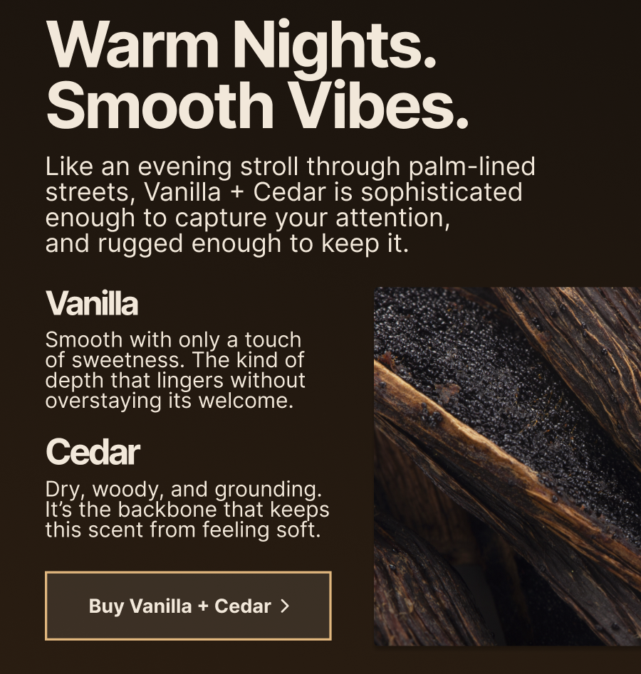 Vanilla Cedar