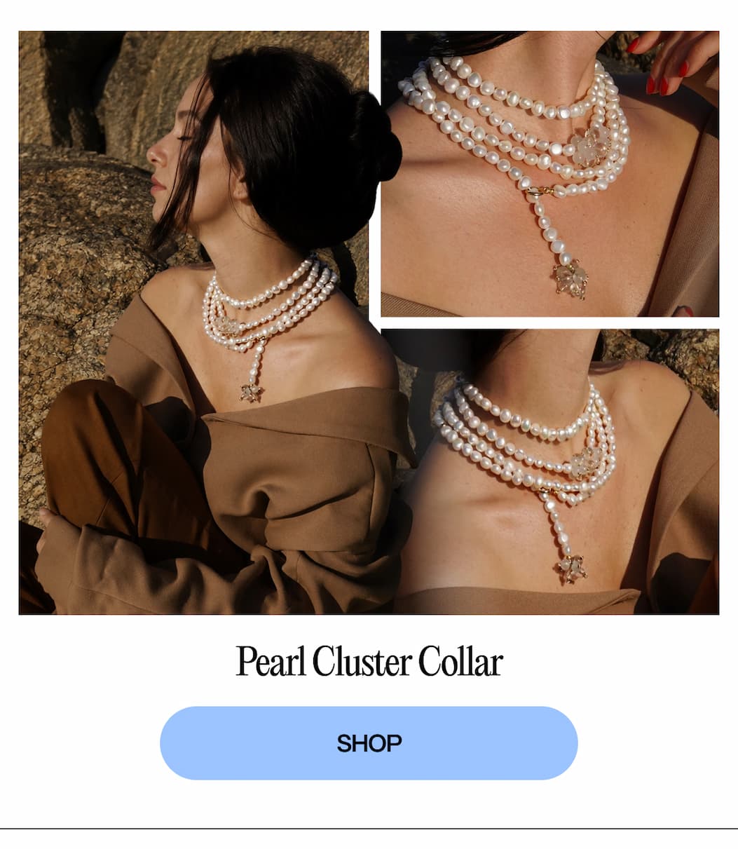 Pearl Cluster Collar | SHOP