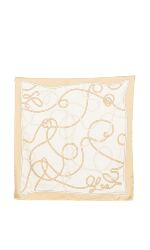 Printed silk foulard