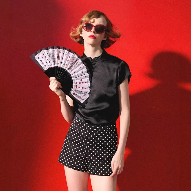 FANS | DECK OF CARDS PRINT FAN
