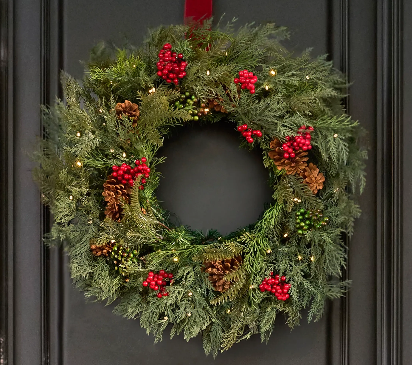 Winter Evergreen Wreath