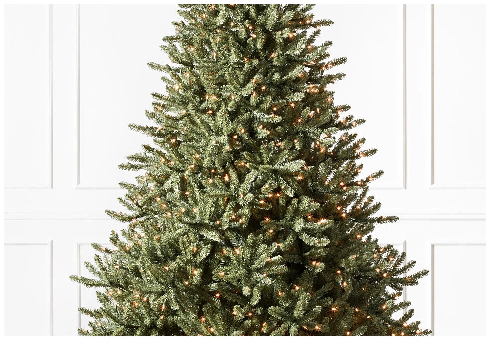 Prelit Classic Blue Spruce tree
