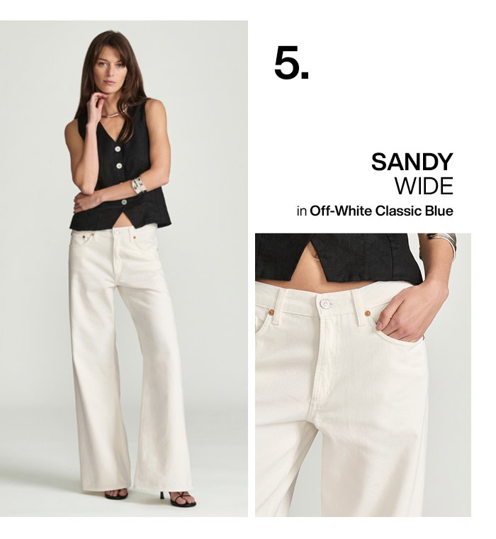 Sandy Off-White Classic Blue