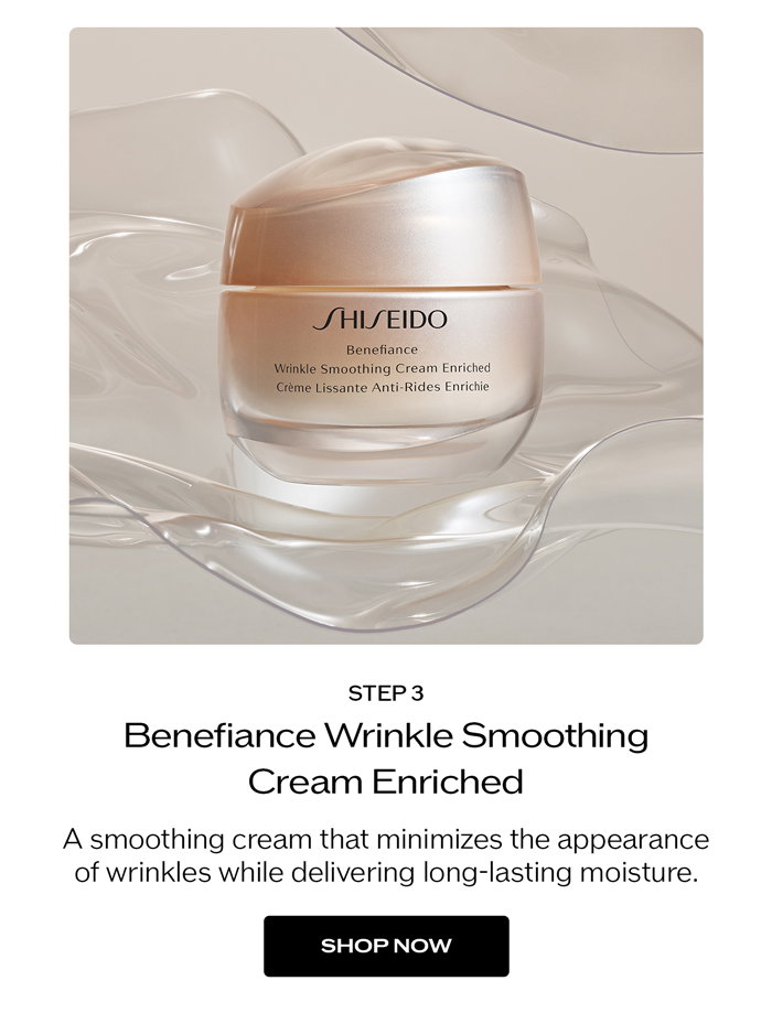 Benefiance Wrinkle Smoothing Cream Enriched A smoothing cream that minimizes the appearance of wrinkles while delivering long-lasting.