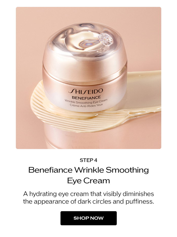 Benefiance Wrinkle Smoothing Eye Cream A hydrating eye cream that visibly diminishes the appearance of dark circles and puffiness