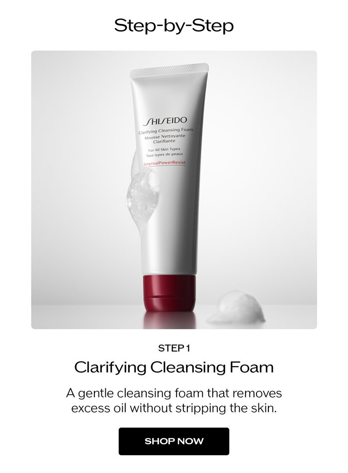 Clarifying Cleansing Foam A gentle cleansing foam that removes excess oil without stripping the skin