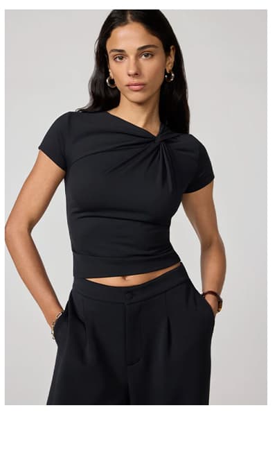 Cloud Knot Front Tee