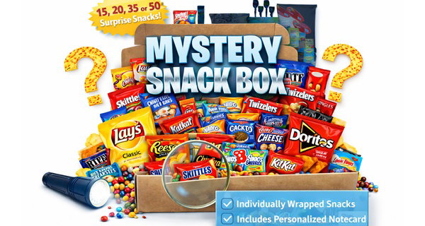 Mystery Snack Box - Surprise Snack & Candy Unboxing Gift