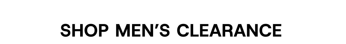 Shop Men's Clearance