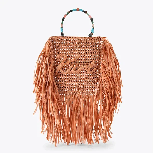 Mini Tote Fringe Bag