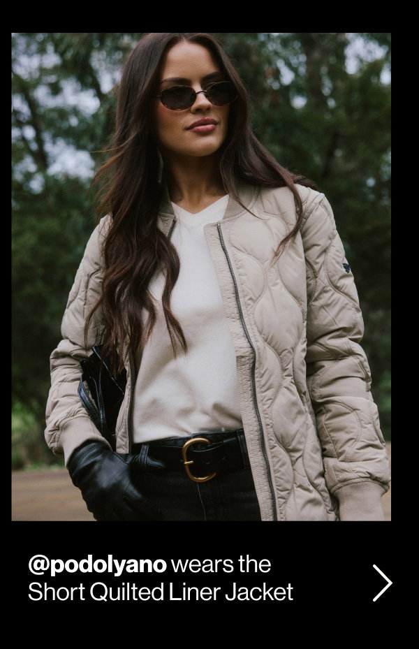 Short Quilted Liner Jacket