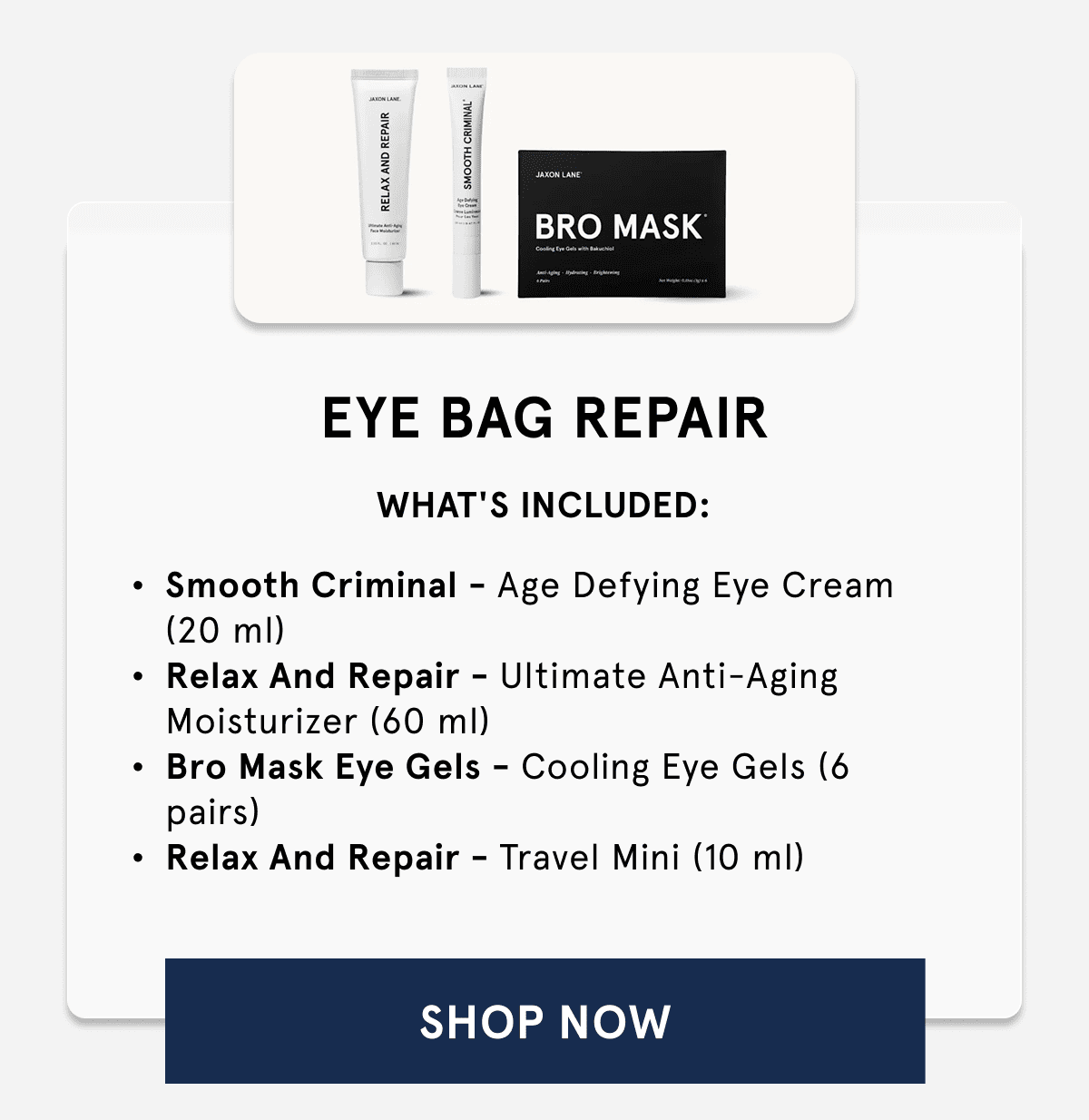 Eye Bag Repair - Subscribe and Save