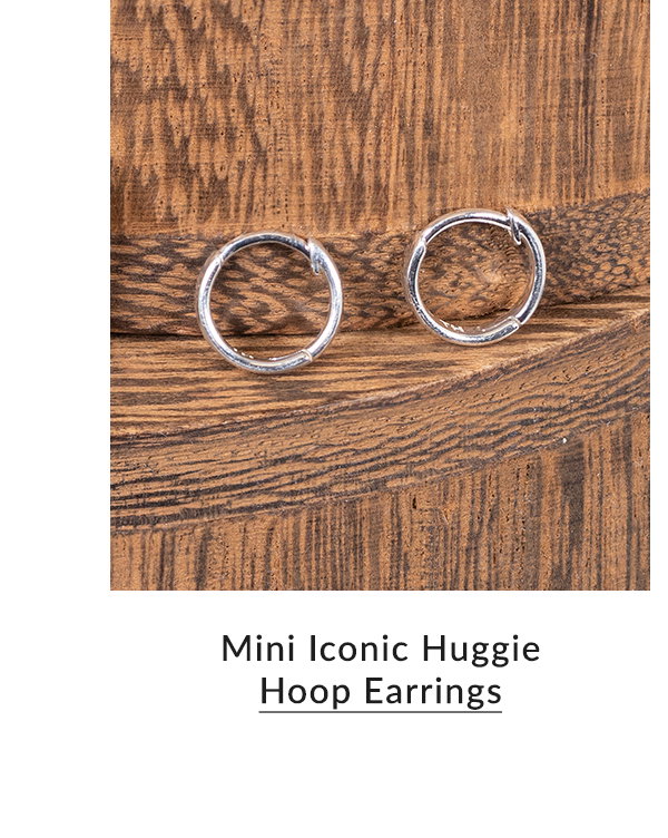 Mini Iconic Huggie Hoop Earrings