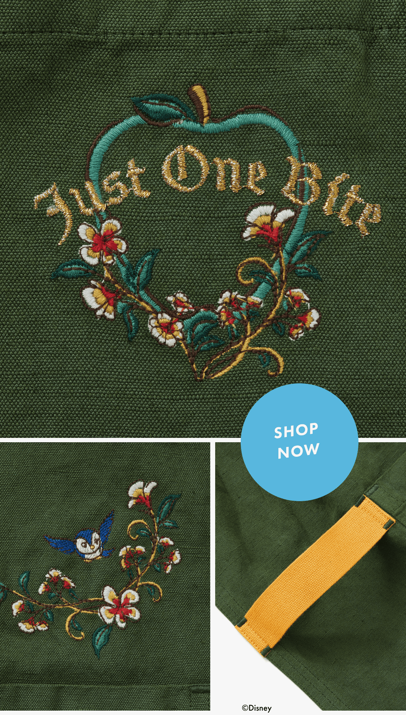 snow white pinafore apron | Shop now | Disney
