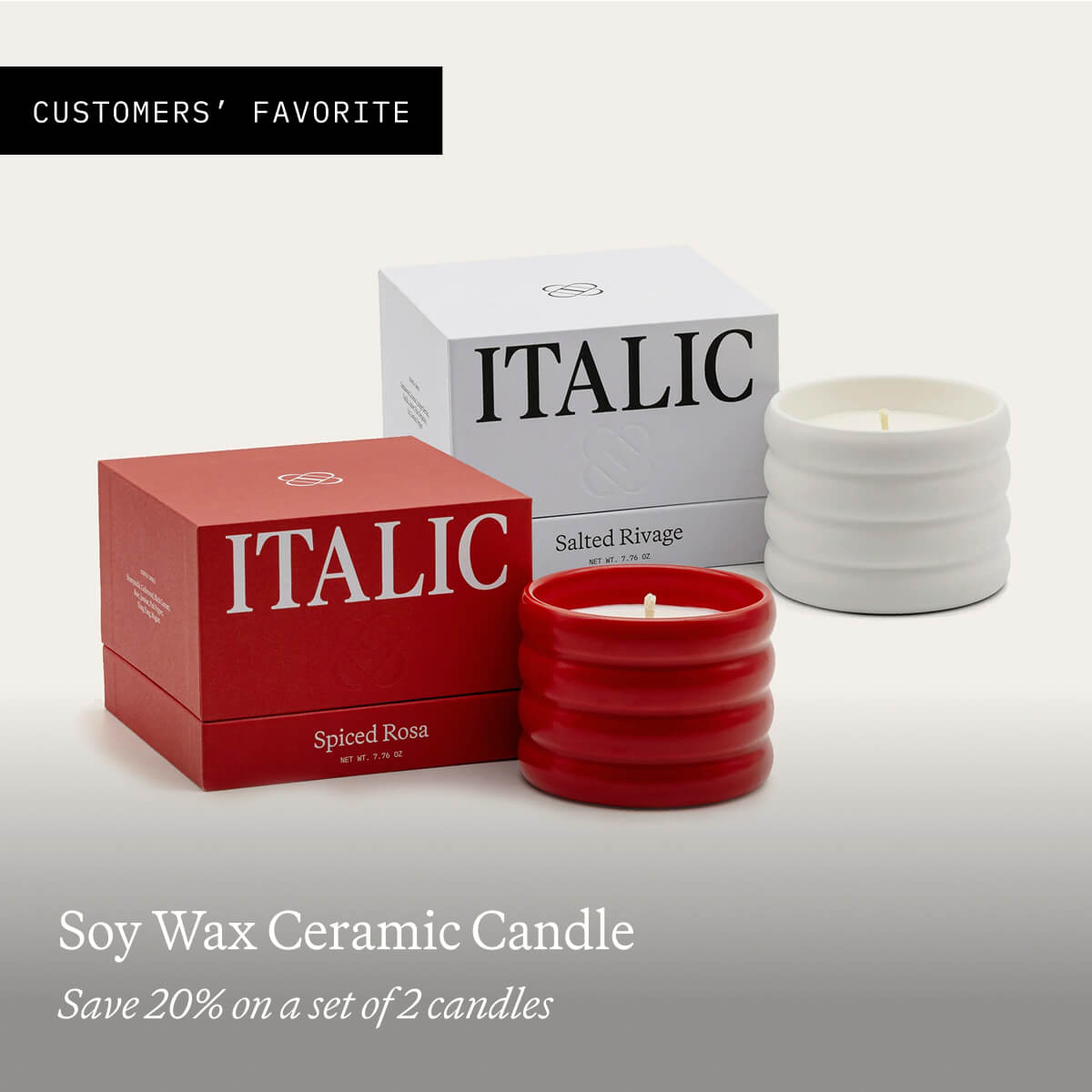 Soy Wax Ceramic Candle