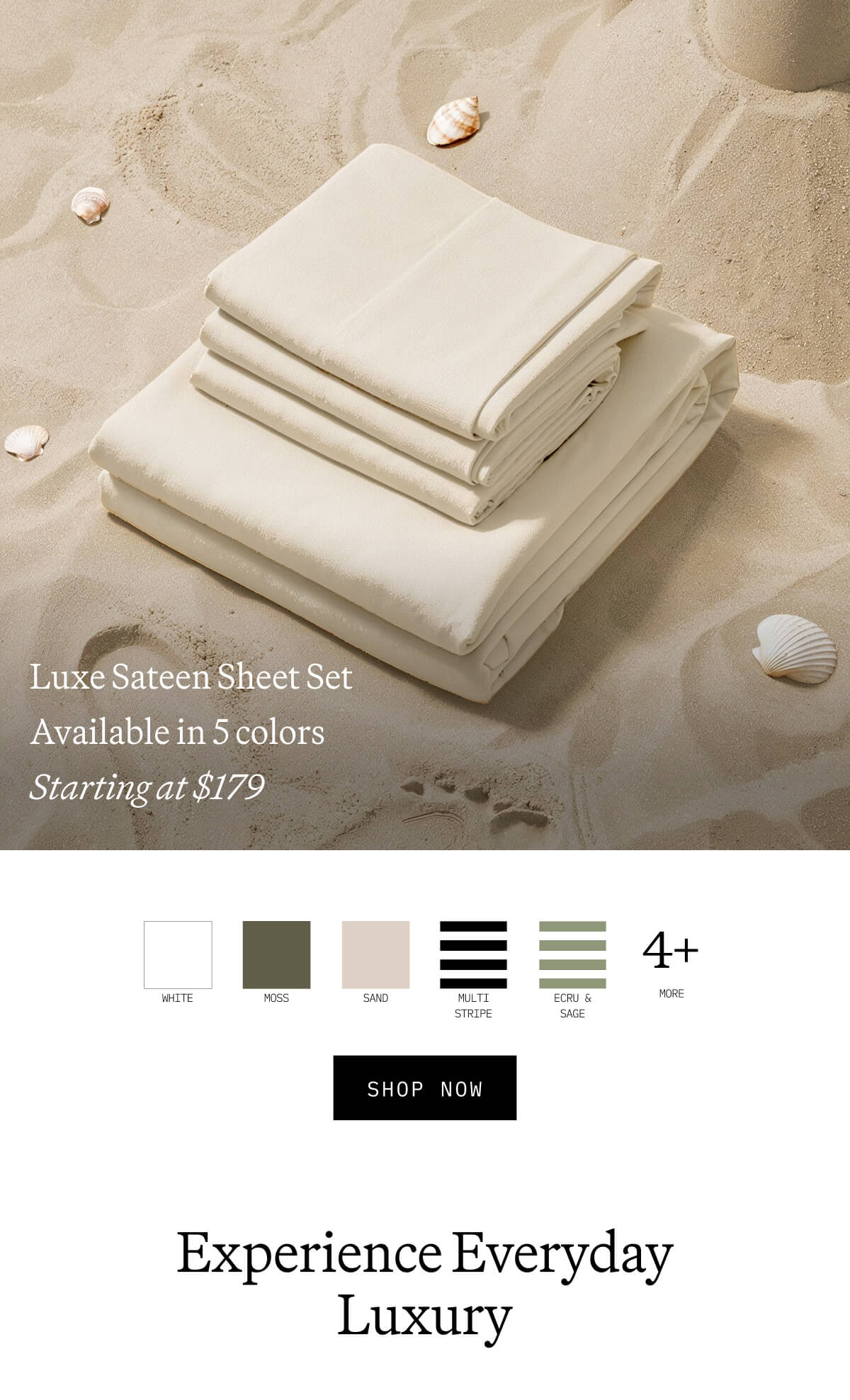 ITALIC | Sateen bedding 