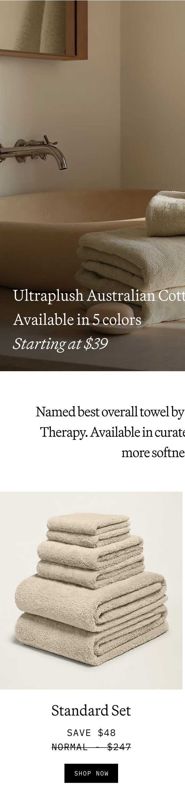 Ultraplush Cotton Towels