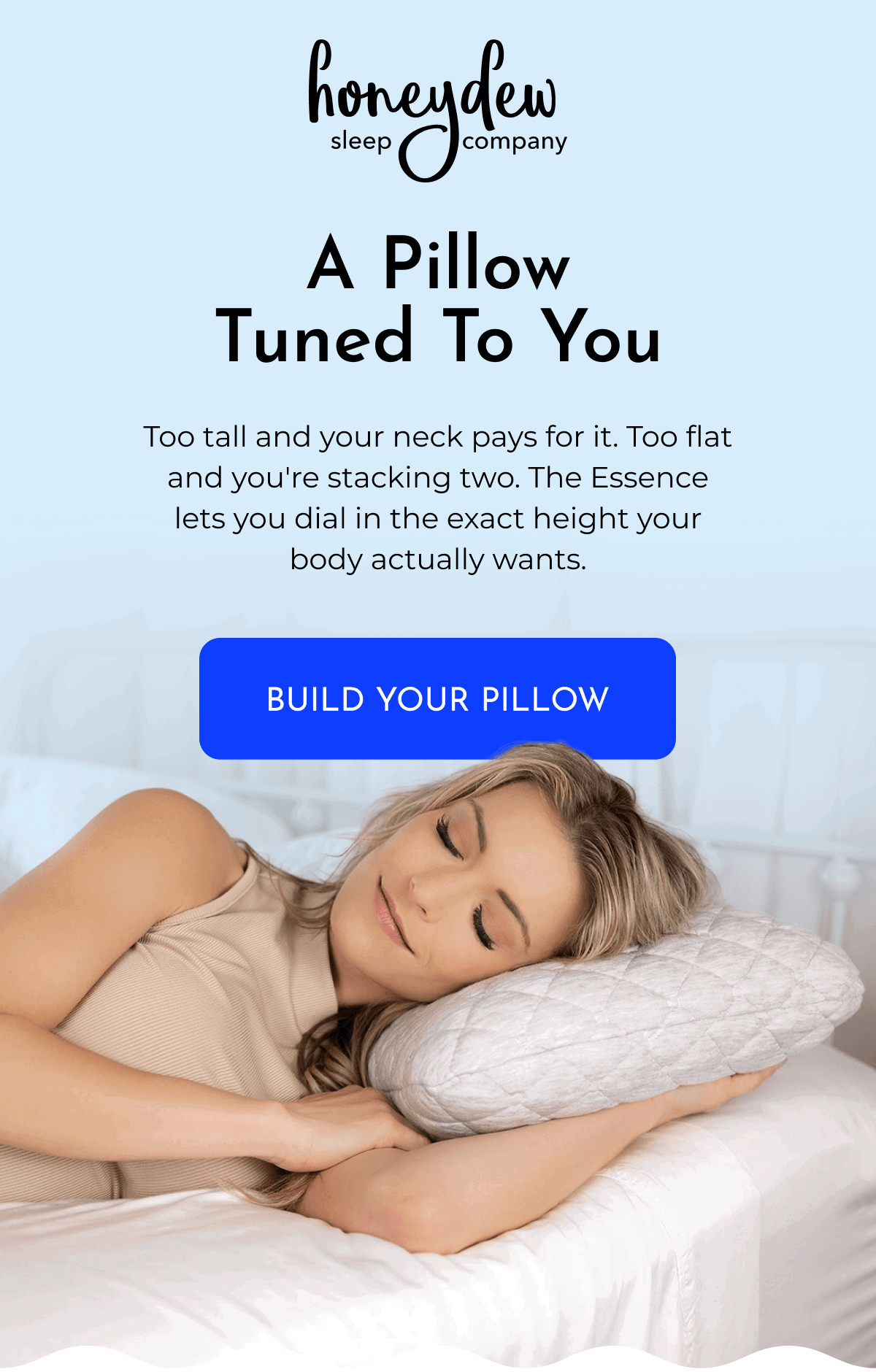 A Pillow Tuned To You | BUILD YOUR PILLOW