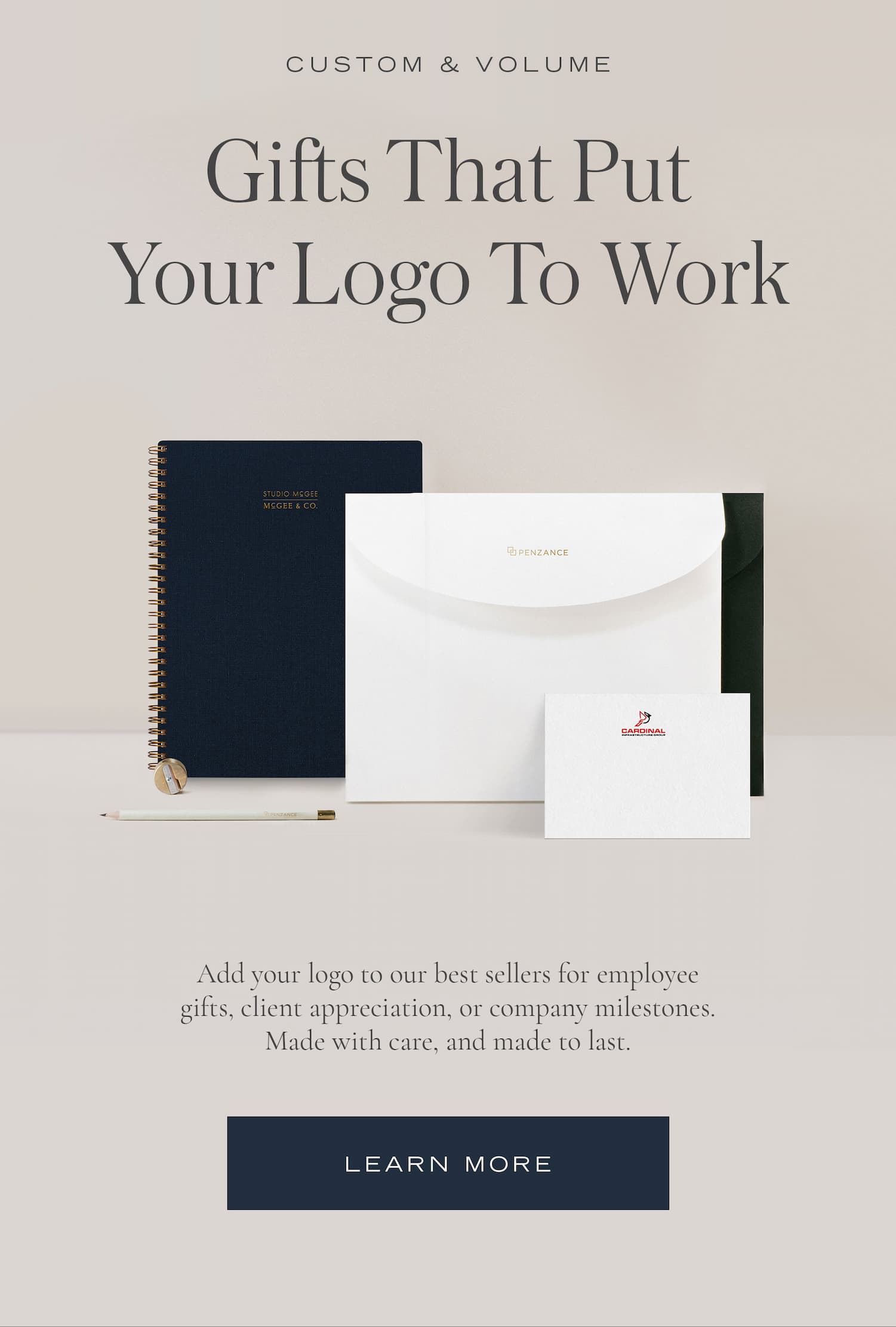 Gifts that put your logo to work - discover our custom & volume collection for memorable corporate gifting.