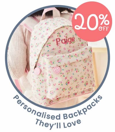 Personalised Ditsy Print Classic Mini Backpack