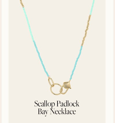 Scallop Padlock Bay Necklace