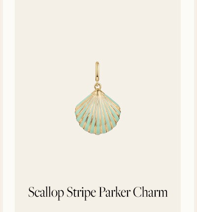 Scallop Stripe Parker Charm