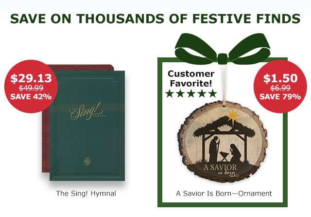 The Sing! Hymnal | A Savior is Born Ornament