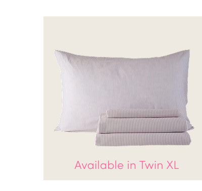 abcDNA Blossom Stripe Voile Sheetset
