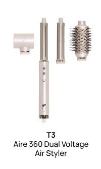 T3 Aire 360 Ceramic Dual Voltage Air Styler Blowout Kit