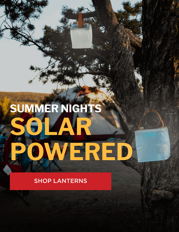 SUMMER NIGHTS SOLAR POWERED  [ SHOP LANTERNS ]