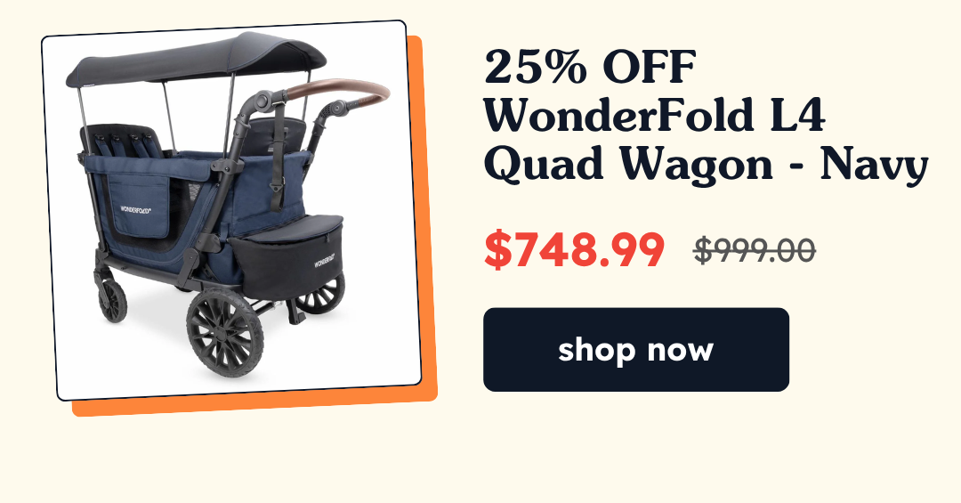 25% OFF WonderFold L4 Quad Wagon - Navy