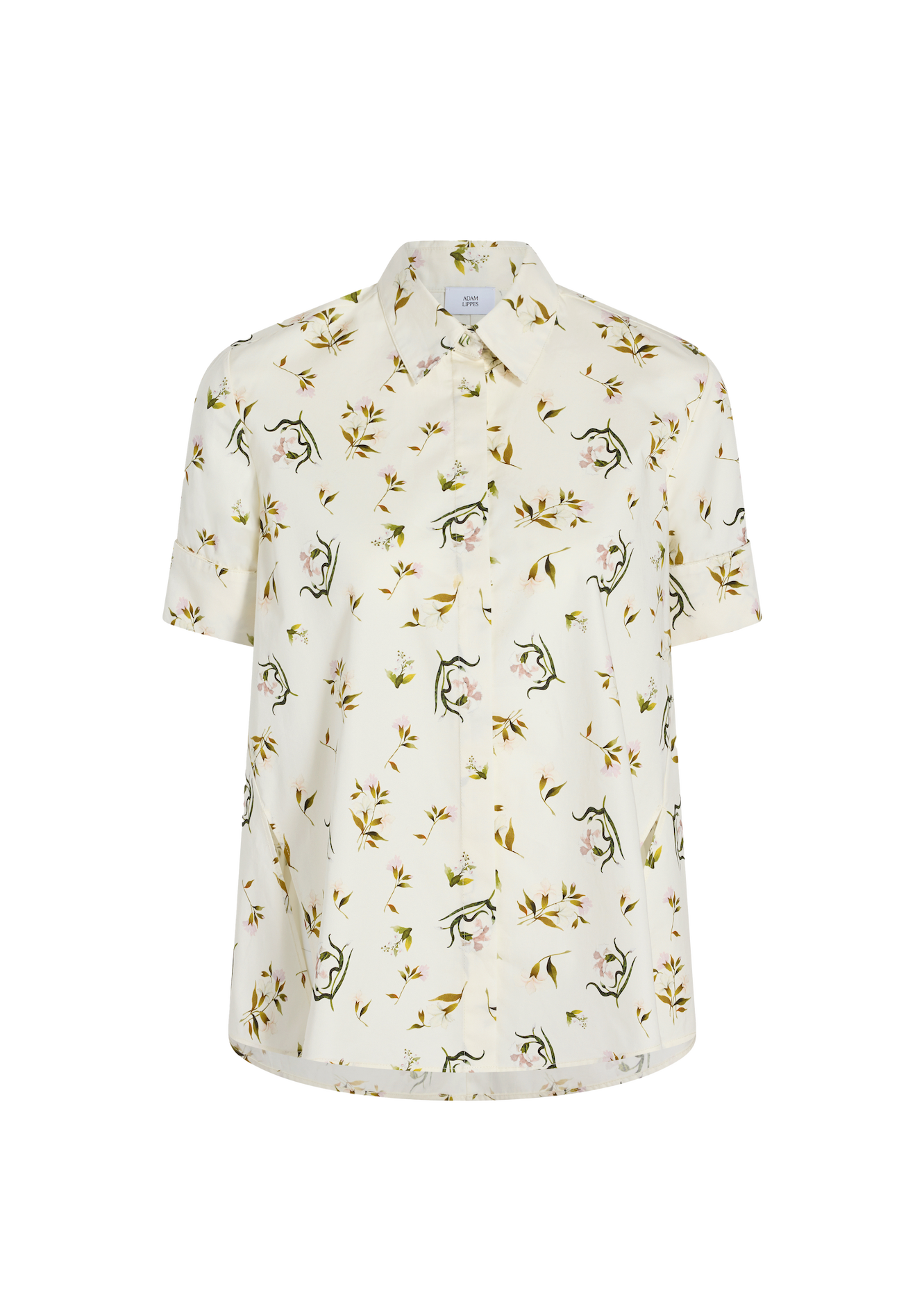 Ghost image of the charlie top in ivory floral