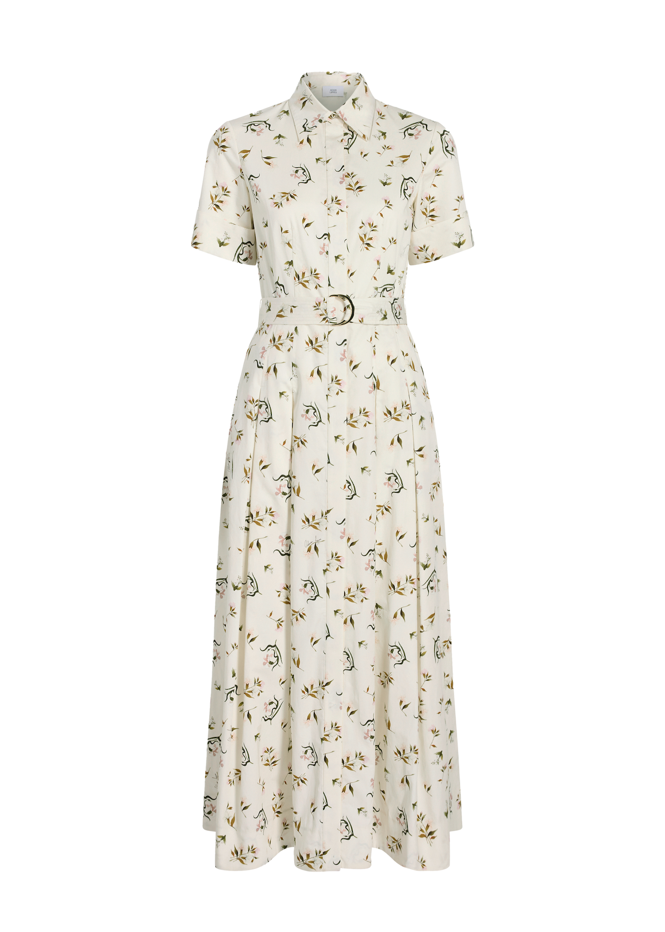 Ghost image of the leighton dress in ivory floral