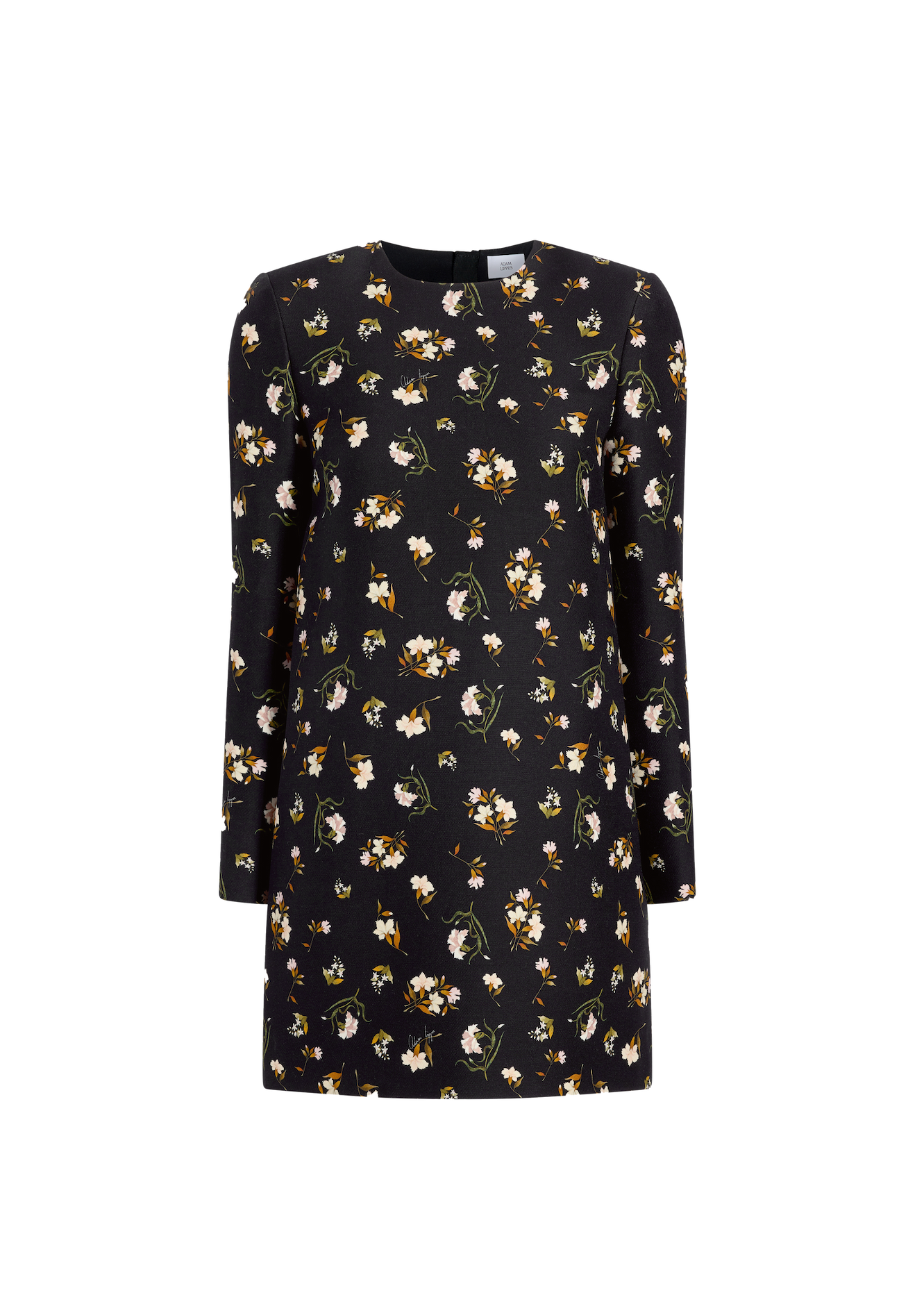 Ghost image of the tilley dress in black floral
