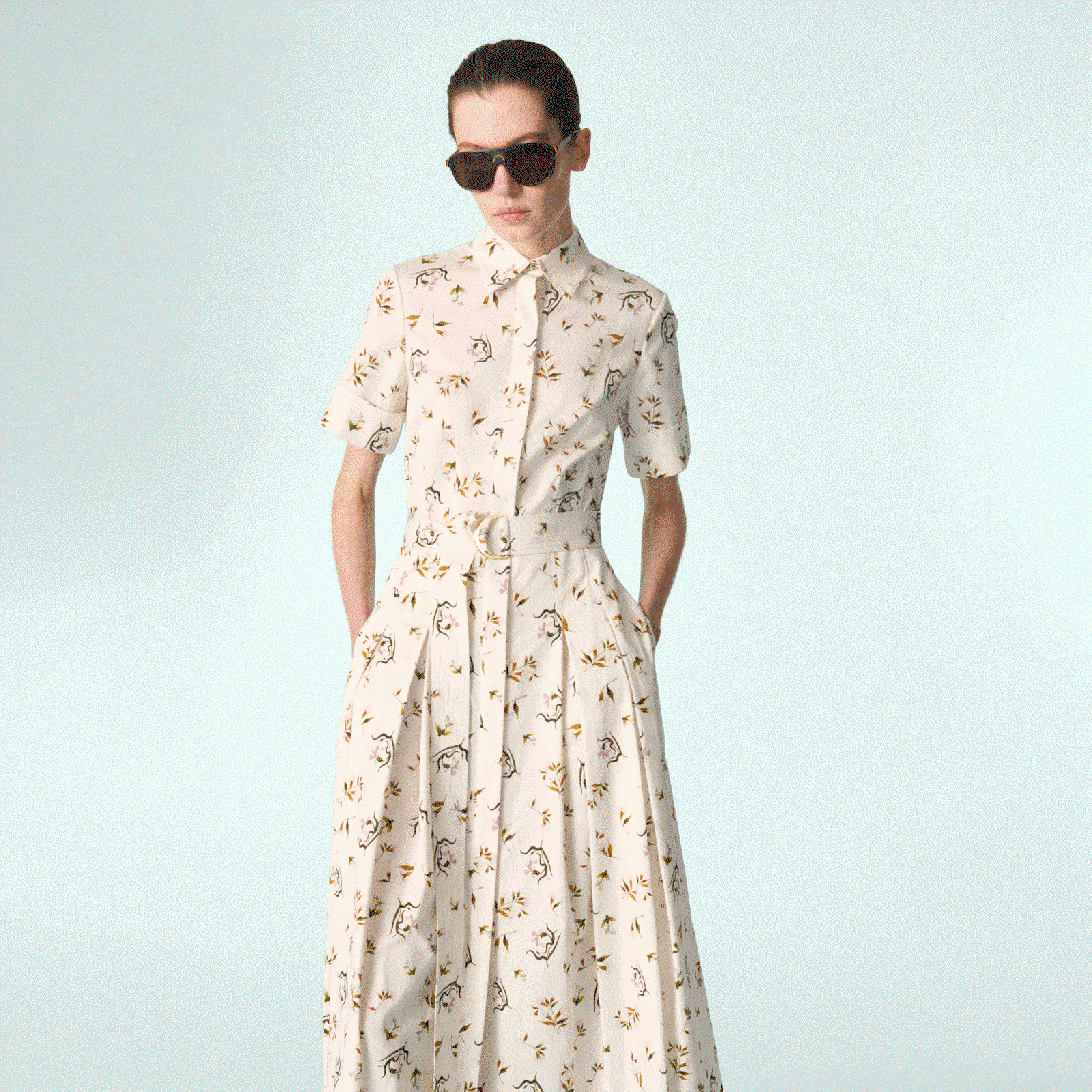 Gif of models wearing styles with our floral print of the season.