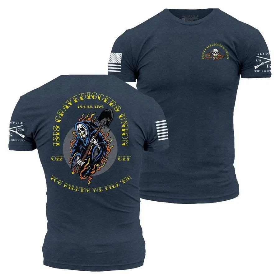 Image of Gravediggers Union T-Shirt - Midnight Navy