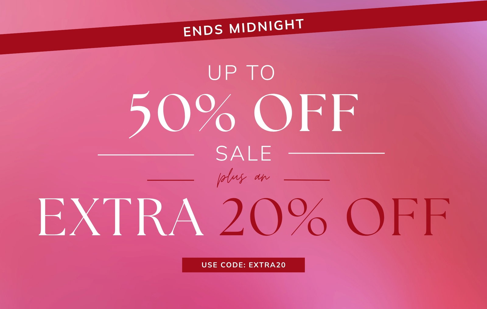 Extra 20% Off Sale