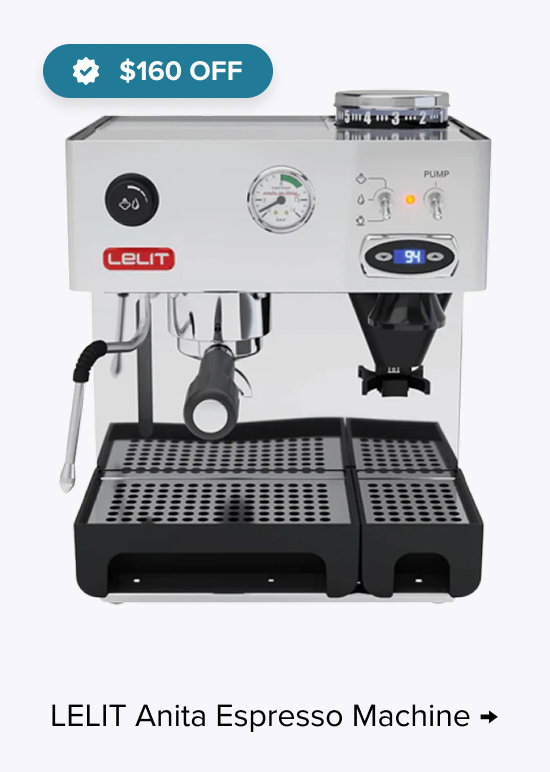 LELIT Anita Espresso Machine, sp $719.95, $160 Off