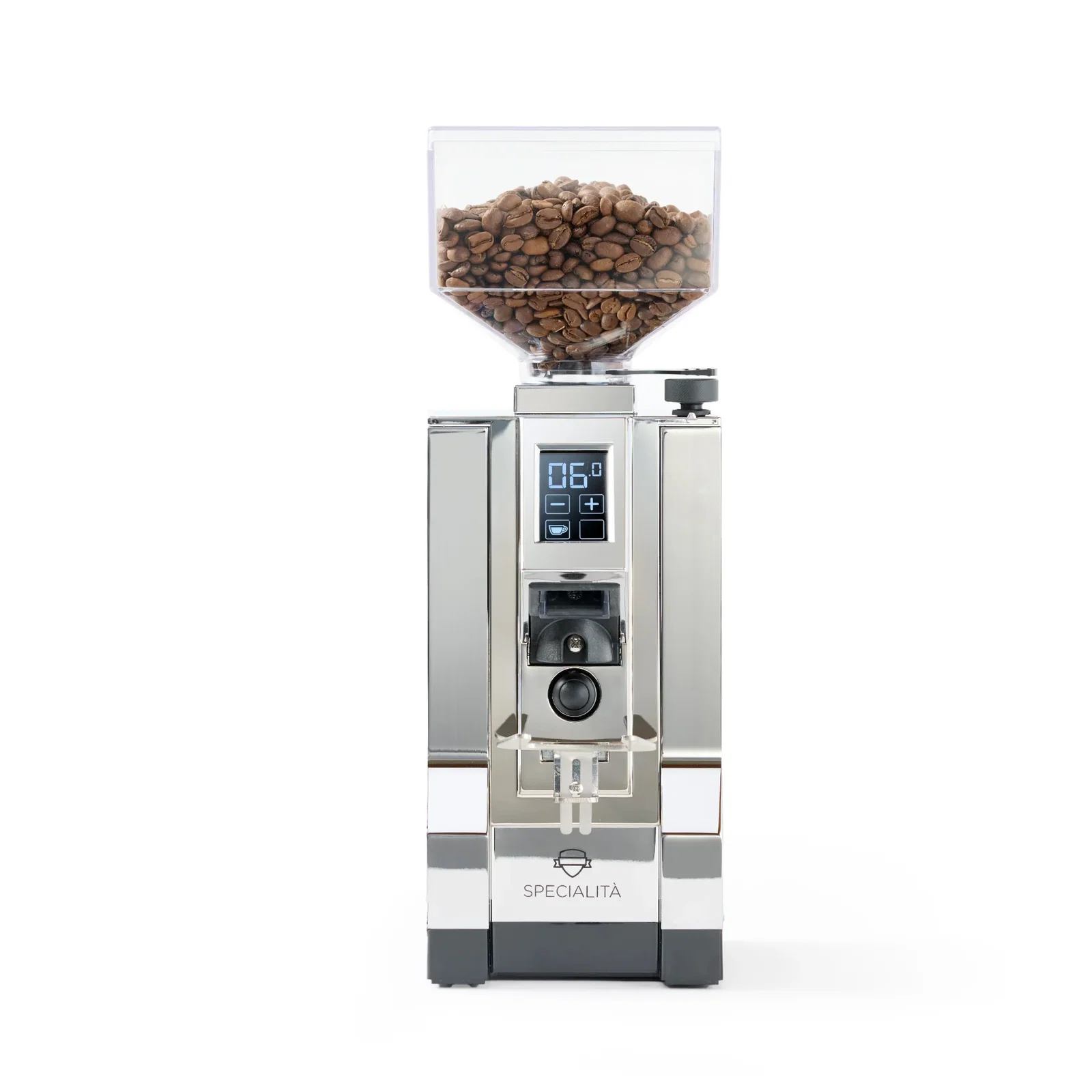 Image of Eureka Mignon Specialita Espresso Grinder - Polished Chrome - Open Box