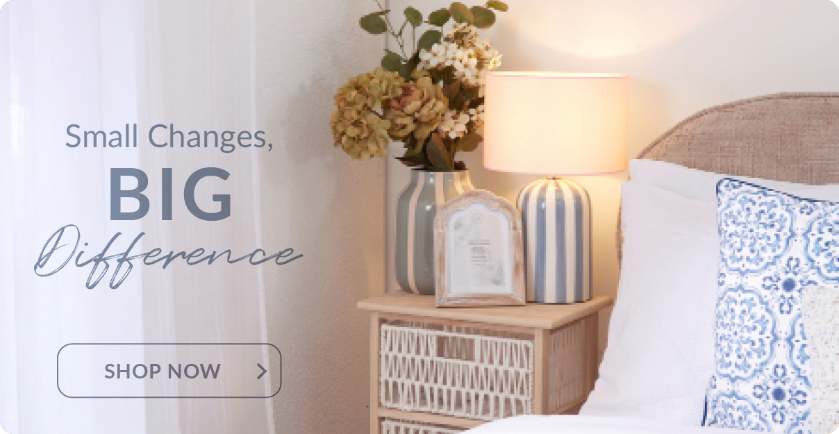 small changes, big difference - shop now