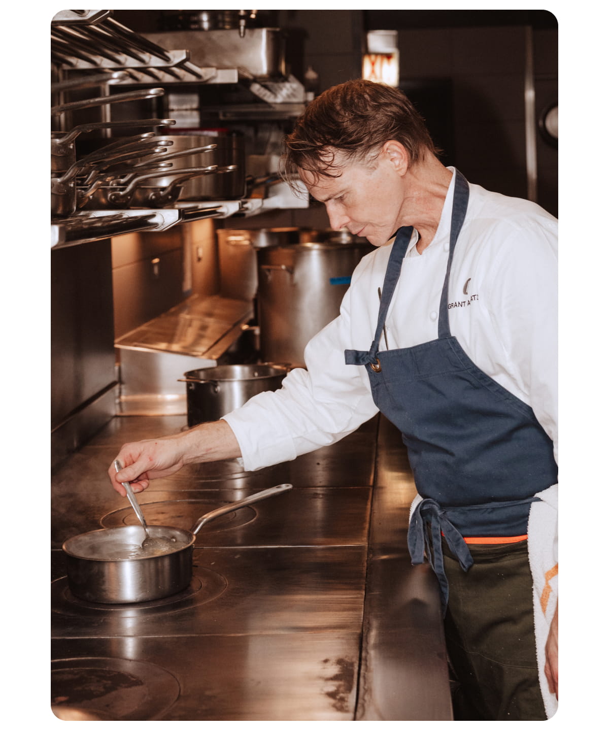 Chef Grant Achatz using the Made In Sauté Pan
