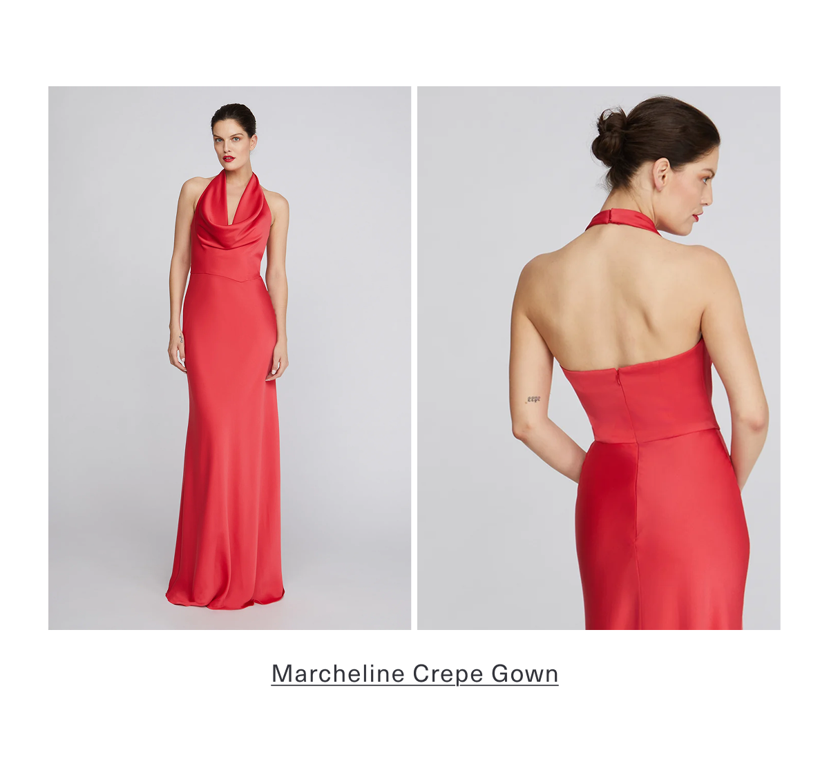 Marcheline Crepe Gown