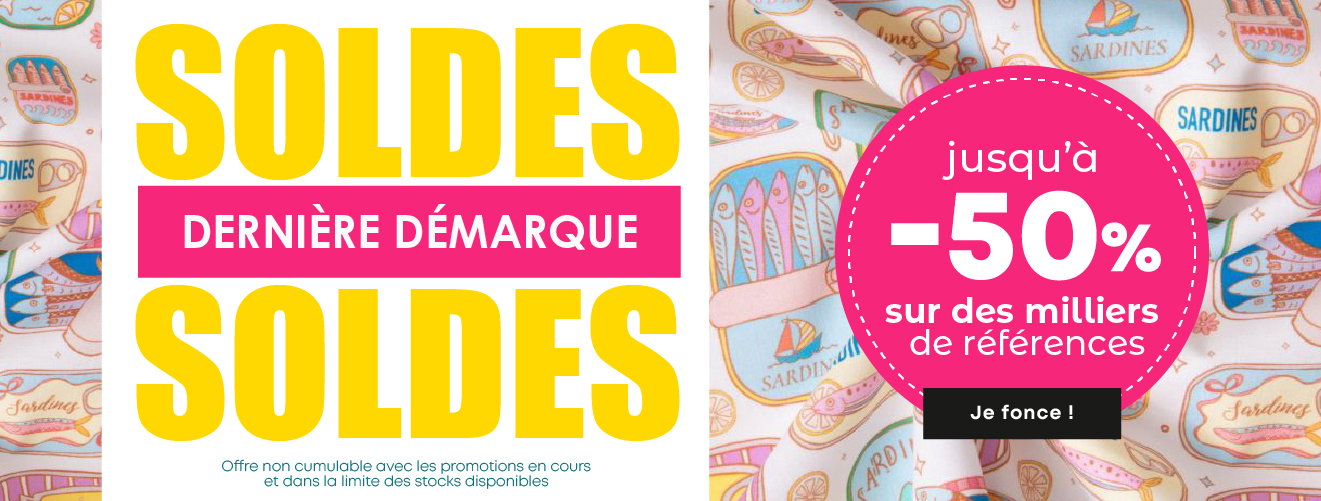 Soldes:  jusqu'à -50%